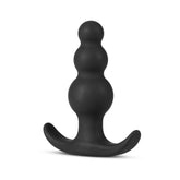 Anal Adventures Platinum - Beaded Plug - Black